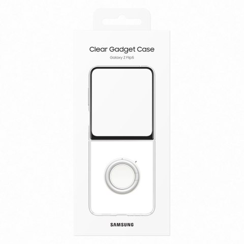Etui silikonowe do Samsung Galaxy Z Flip 5 Gadget Case przezroczyste