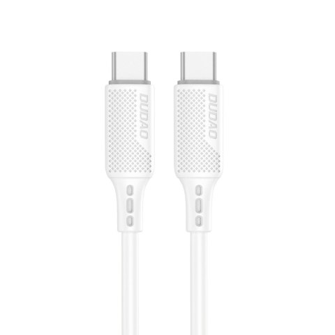 Kabel przewód USB-C do ładowania i transferu danych 100W PD 1m biały