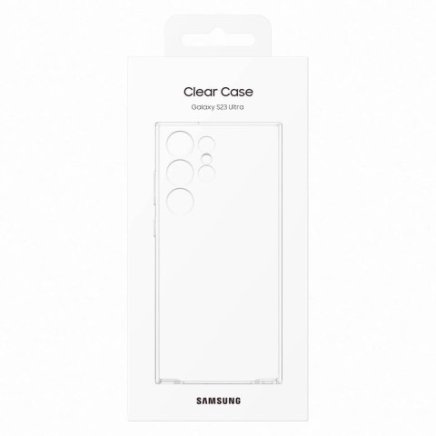Etui do Galaxy S23 Ultra żelowy pokrowiec Clear Cover przezroczyste