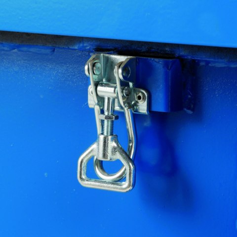 Metalowy atestowany kontener kwasoodporny skrzynia na akumulatory 120x100x91cm 500L