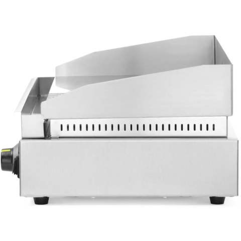 Płyta grzewcza grillowa Profi Line gładka-ryflowana podwójna do pracy ciągłej 3500W - Hendi 203163
