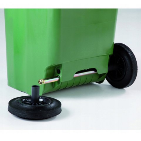 Pojemnik kubeł na BIO odpady i śmieci spożywcze ATESTY Europlast Austria - brązowy 120L