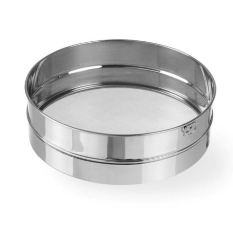 Sito cukiernicze gęste do przesiewania cukru pudru śr. 247mm stalowe - Hendi 637791