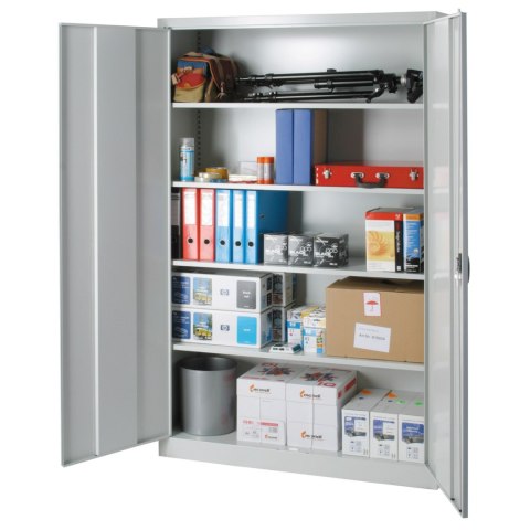 Szafa magazynowa metalowa spawana do warsztatu lub biura 120x40x195cm