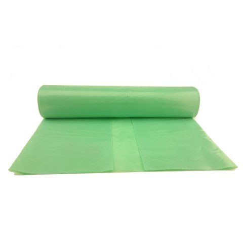 Worki na opdadki śmieci grube 80 mikr. wytrzymałe rolka 5szt. - zielone 240L