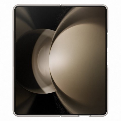 2w1 Etui silikonowe do Galaxy Z Fold 5 + rysik Slim Case beżowe