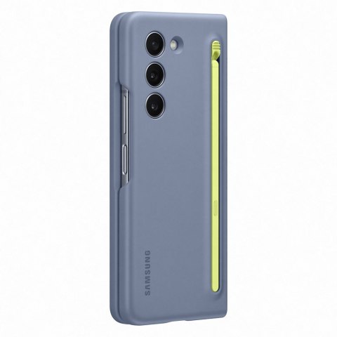 2w1 Etui silikonowe do Galaxy Z Fold 5 + rysik Slim Case niebieskie
