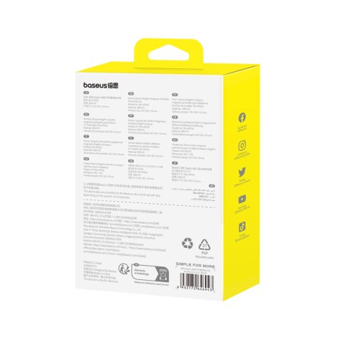 Uchwyt magnetyczny składany MagPro do telefonu czarny