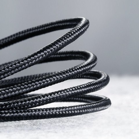 Kabel przewód USB - USB-C QC 3.0 3A 1m szary