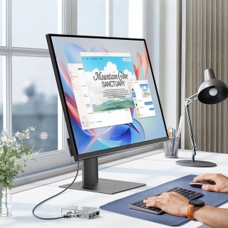 Kabel przewód przejściówka mini HDMI - HDMI 8K 2m szary