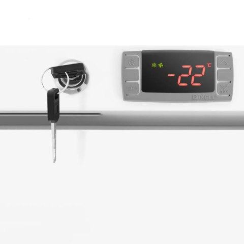 Zamrażarka gastronomiczna szafa mroźnicza do -22C 380L srebrna