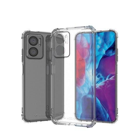 Etui pancerny pokrowiec na Xiaomi Redmi Note 11E / 10 5G - Prime+ 5G / Poco M4 5G Anti Shock przezroczyste