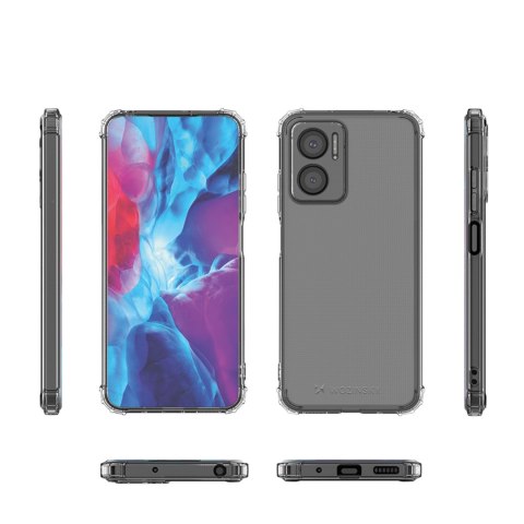 Etui pancerny pokrowiec na Xiaomi Redmi Note 11E / 10 5G - Prime+ 5G / Poco M4 5G Anti Shock przezroczyste