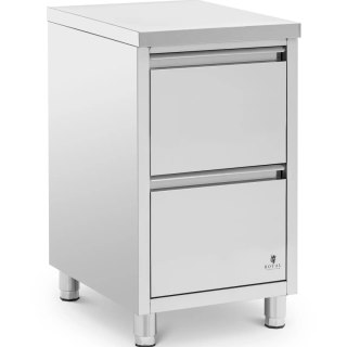 Szafka gastronomiczna wolnostojąca 2 szuflady STAL 50 x 60 x 87 cm
