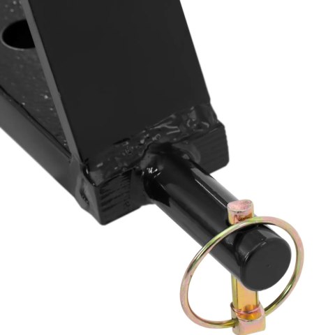 Zaczep traktora trzypunktowy do przyczepy rębaka z głowicą kulową