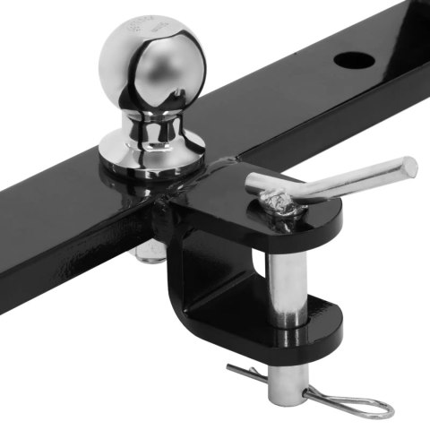 Zaczep traktora trzypunktowy do przyczepy rębaka z głowicą kulową