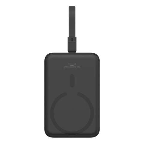 Mini Powerbank MagSafe 10000mAh 20W z kablem Lightning do iPhone 0.3m czarny