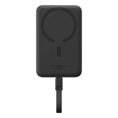 Mini Powerbank MagSafe 10000mAh 30W z kablem USB-C 0.3m czarny