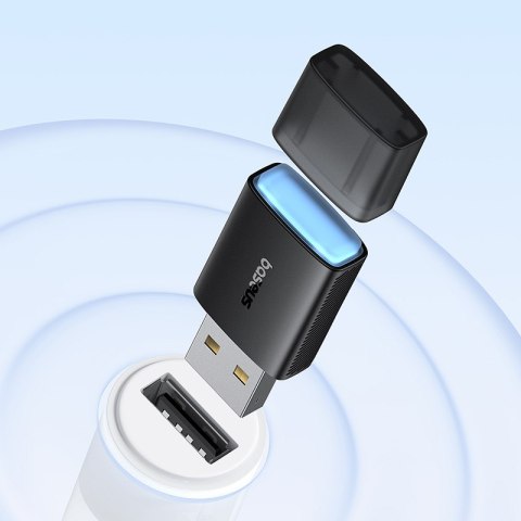 Zewnętrzna karta sieciowa USB WiFi 2.4GHz 5GHz 650Mb/s czarna