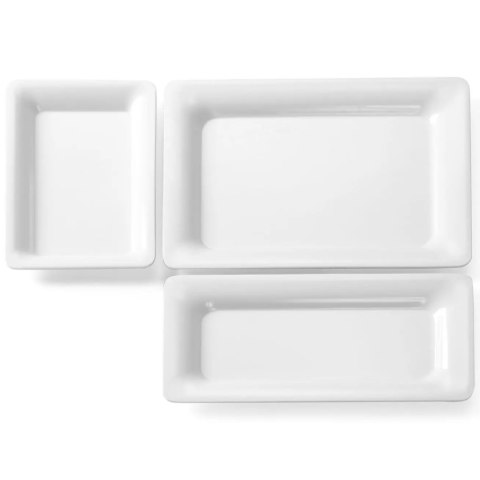 Taca ekspozycyjna bufetowa do potraw z melaminy GN2/4 wys. 20mm biała - Hendi 566053