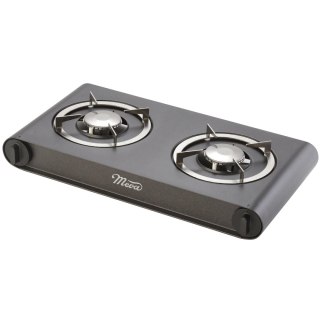 Kuchenka kempingowa gazowa BENDER LUX + bukowa deska do krojenia LPG 3kW - CZARNA