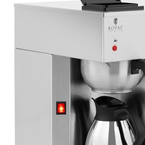 Ekspres do kawy przelewowy gastronomiczny 2 termosy 2 l 2 x 1900 W