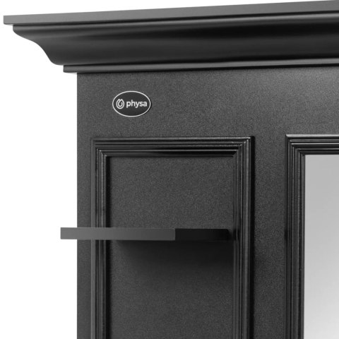 Konsola konsoleta fryzjerska barberska z myjką i lustrem 167 x 45 x 200 cm