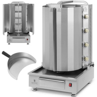 Opiekacz grill do kebaba gyrosa gazowy do 60 kg mięsa 16 kW