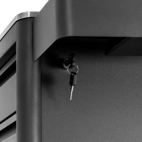 Wózek asystor stacja robocza do tatuażu 4 gniazda 2 x USB