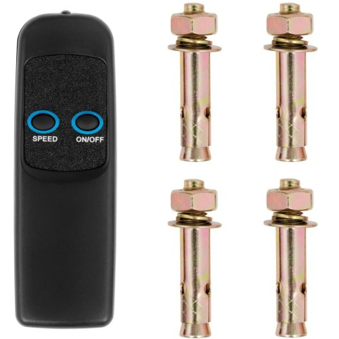 Kurtyna powietrzna grzejnik elektryczny ścienny z pilotem 1520 m3/h 130 W