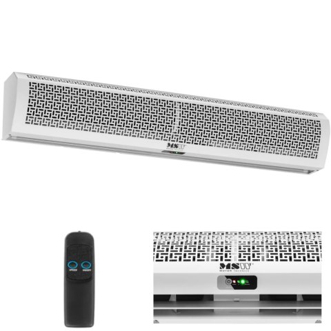 Kurtyna powietrzna grzejnik elektryczny ścienny z pilotem 3030 m3/h 170 W