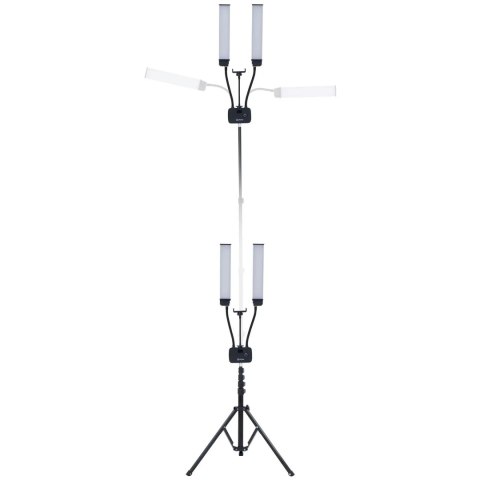 Lampa kosmetyczna do makijażu rzęs z uchwytem na smartfon LED 3200 - 5600 K 40 W