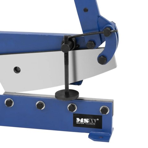 Nożyce gilotynowe gilotyna do blachy ręczna 6 mm szer. 305 mm