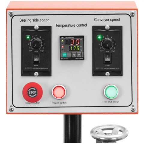 Okleiniarka stołowa do krawędzi mebli drewna forniru 0-10 m/min 120-180 C 2020 W