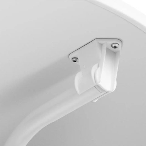 Stół stolik barowy okrągły wysoki składany śr. 80 cm wys. 110 cm biały