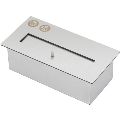 Biokominek wolnostojący stalowy wys. 80cm śr. 40cm czarny