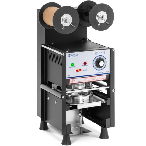 Zgrzewarka zamykarka do kubków automatyczna 500 szt./h śr. 95/90 wys. 180 mm