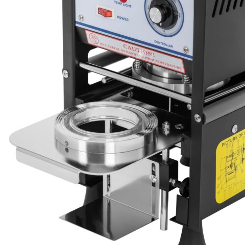 Zgrzewarka zamykarka do kubków automatyczna 500 szt./h śr. 95/90 wys. 180 mm