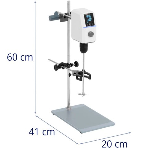 Mieszadło mechaniczne laboratoryjne 2 kierunki do 30 l 50-1800 obr./min