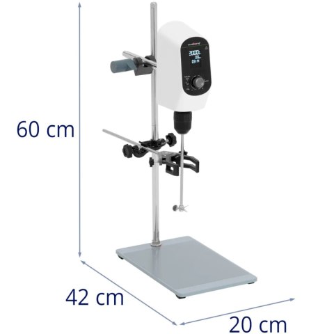 Mieszadło mechaniczne laboratoryjne do 40 l 100-2000 obr./min