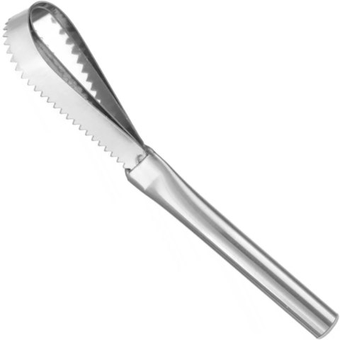 Skrobak do usuwania łusek z ryb stalowy 240 x 46 mm