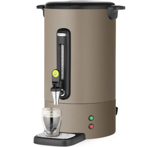 Zaparzacz do kawy z kranem ociekaczem 14 l 1750 W - taupe