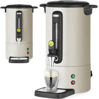 Zaparzacz do kawy z kranem ociekaczem 7 l 1050 W - jasnoszary