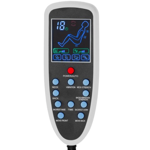 Fotel podologiczny do pedicure z funkcją masażu brodzikiem - kremowy