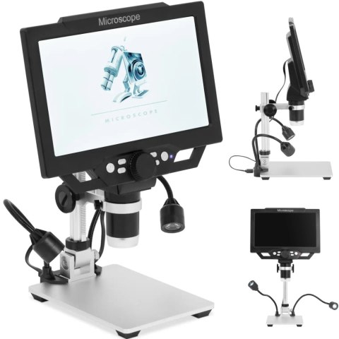 Mikroskop cyfrowy z wyświetlaczem LCD Full HD 16 MP 1600x