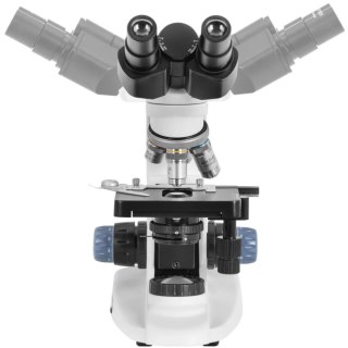Mikroskop optyczny szkolny z oświetleniem LED powiększenie 40-1000x