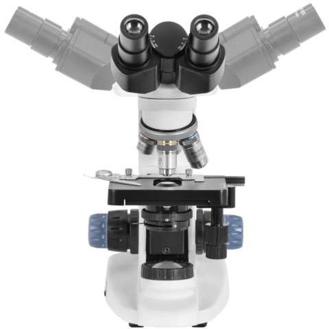 Mikroskop optyczny szkolny z oświetleniem LED powiększenie 40-1000x