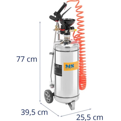 Pianownica wytwornica piany pneumatyczna z wężem na kołach 10 m 24 l