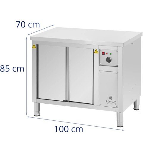 Szafa grzewcza podgrzewacz do talerzy 30-80 C 100 x 70 x 85 cm 2.4kW