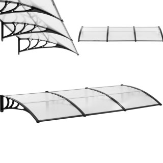Daszek łukowy zadaszenie nad drzwi 275 x 103 x 27.5 cm